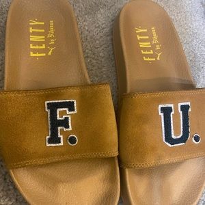 COPY - FENTY SLIDES BY RIHANNA (Tan)